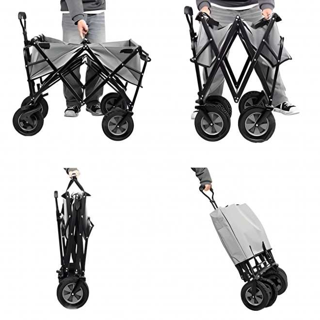 Opvouwbare transportkar MultiGarden 47x105 cm, oranje