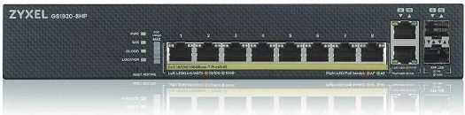 Schakelaar Zyxel GS1920-8HPv2 10-poorts Gbit 2xGb 130W PoE