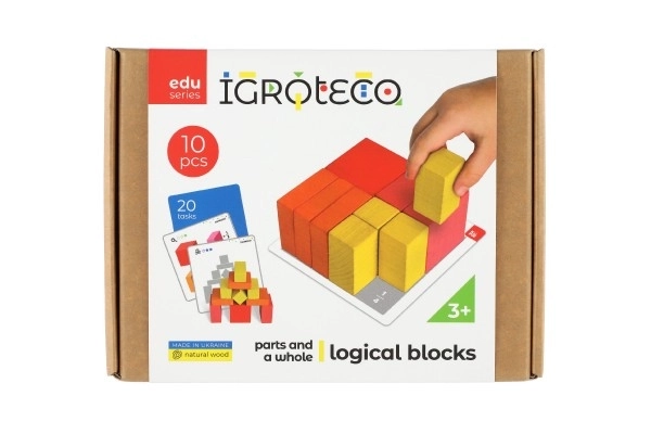 2-in-1 Houten Bouwset en Puzzel voor Kinderen