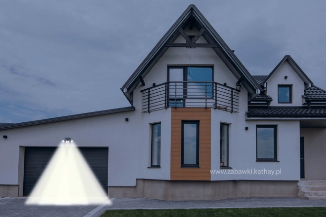 Zonnelamp voor de tuin met LED en bewegingssensor