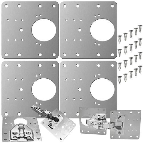 Reparatieplaten voor meubelscharnieren - set van 4 stuks