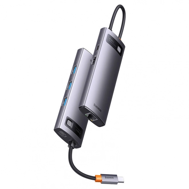 Baseus StarJoy 6-in-1 USB-C hub met meerdere poorten