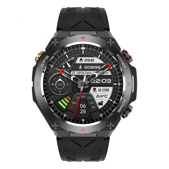 Slim horloge Colmi V75 (zwart)