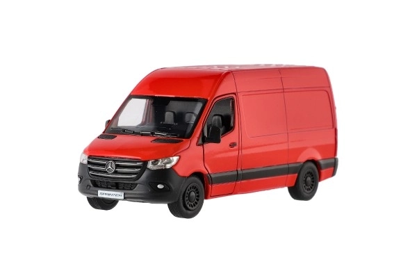 Model bestelwagen Mercedes-Benz Sprinter 1:48 met opwindfunctie