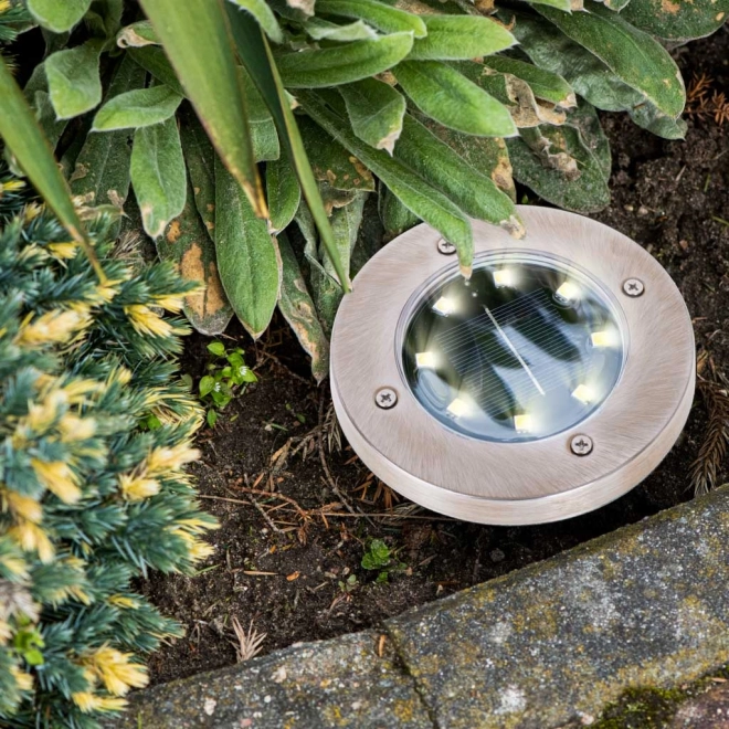 Tuin zonne-verlichting 8 LED 4 stuks - warm wit