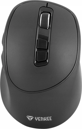 Draadloze muis 2,4 GHz met stille schakelaars en USB‑C-opladen – zwart