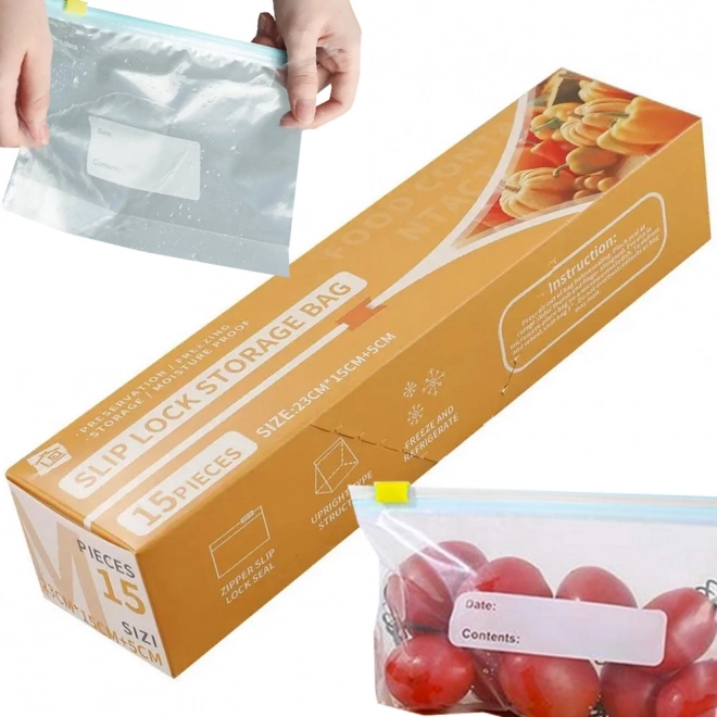 Zip-lock zakjes voor levensmiddelen 1200 ml
