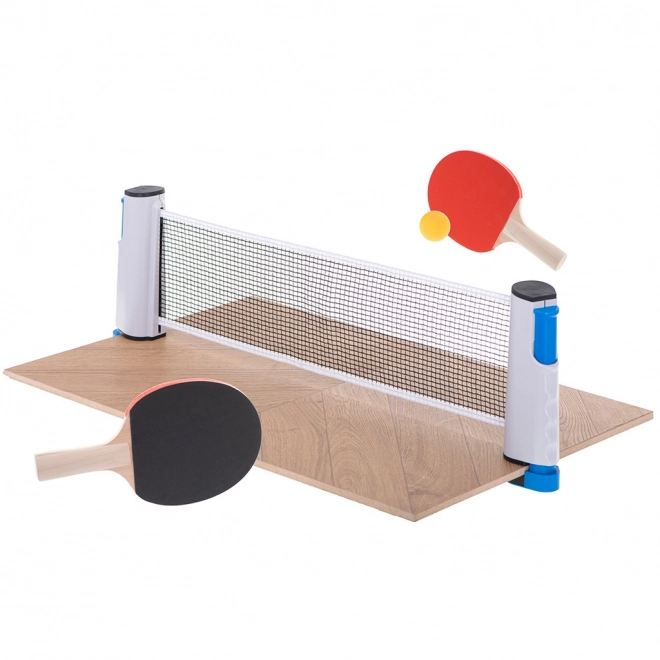 Set voor tafeltennis - net en peddels met ballen