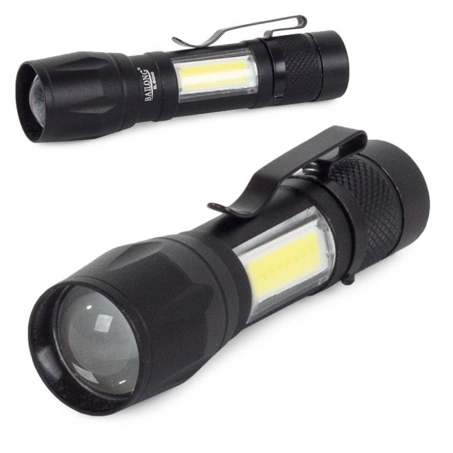 Militaire tactische zaklamp met CREE XP-E en COB LED's