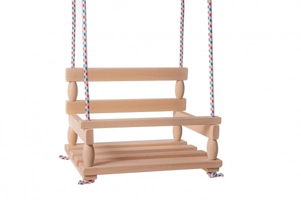 Schommel hout natuur 38x30cm draagvermogen 80kg in zak