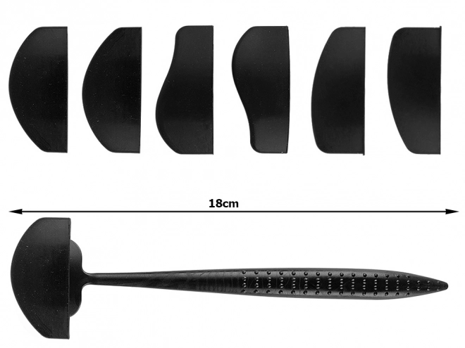 Set siliconen sjablonen voor eyeliner