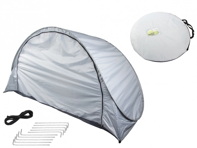 Zelfvouwende strandtent met UV-bescherming