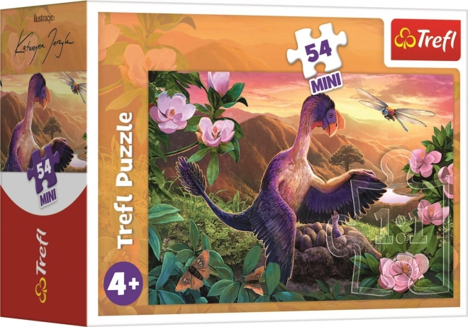 Minipuzzel Dinosauriërs - 54 stukjes