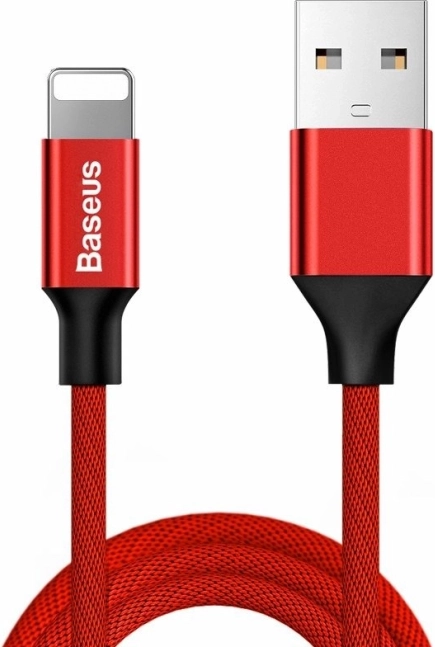 Baseus Yiven Lightning-kabel 180 cm, rood