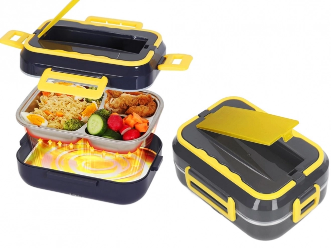 Elektrische verwarmde lunchbox voor werkauto