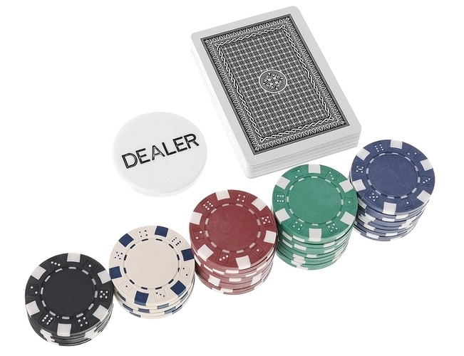 Poker - set van 300 fiches in HQ-koffer