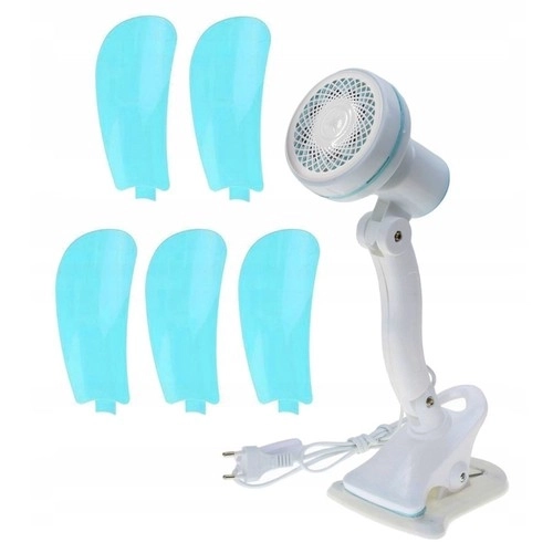 Klemventilator met vijf bladen