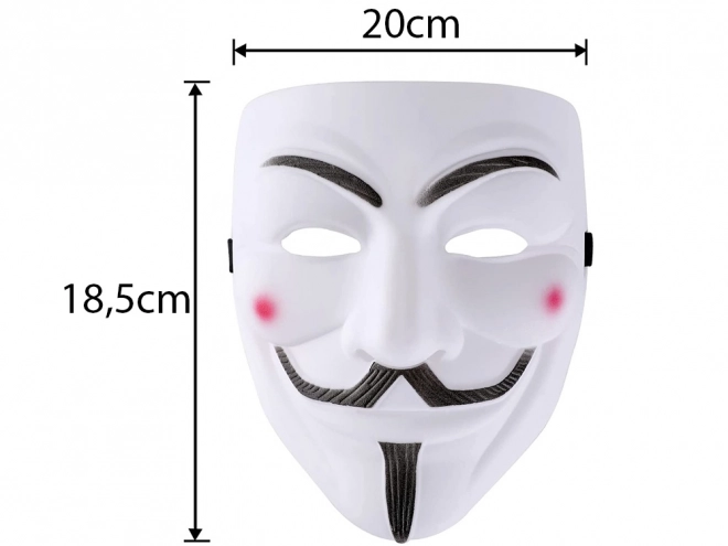 Halloweenmasker Anonymous Vendetta Acta Protes