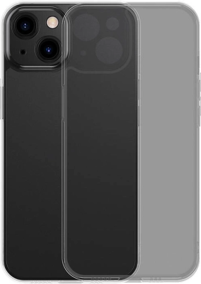 Baseus matte hoes voor iPhone 13 Pro zwart met gehard glas