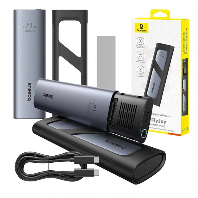 Behuizing voor SSD Baseus FlyJoy (grijs)