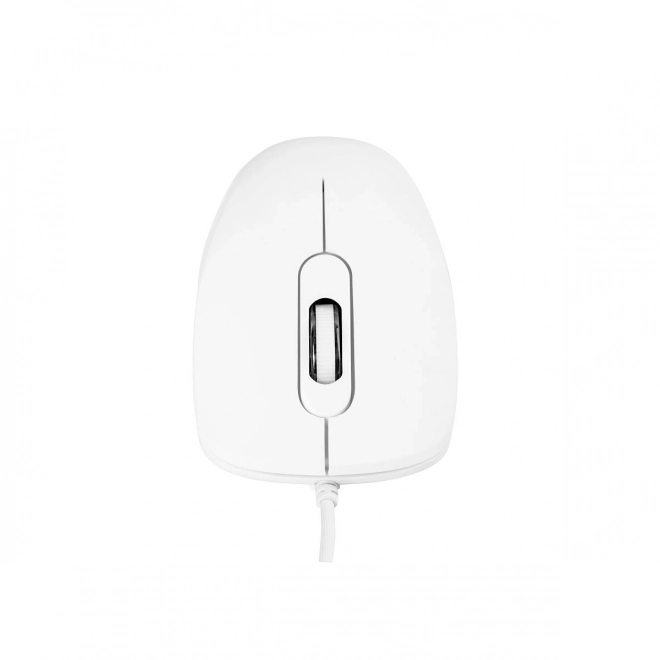 Witte bedrade optische muis