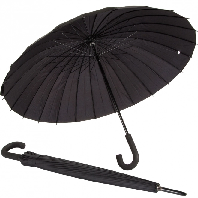 Elegante zwarte paraplu