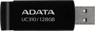 Flashdrive ADATA UC310 128 GB usb 3.2, zwart