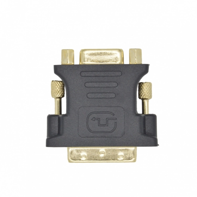Adapter DVI M naar VGA F verguld