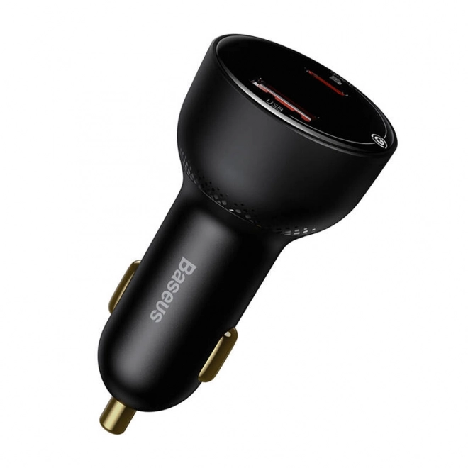 Baseus auto-oplader USB en USB-C 100W zwart