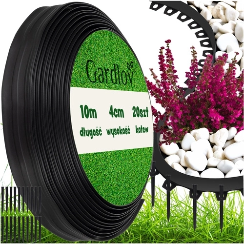 Tuinrand 4 cm x 10 m Gardlov zwart