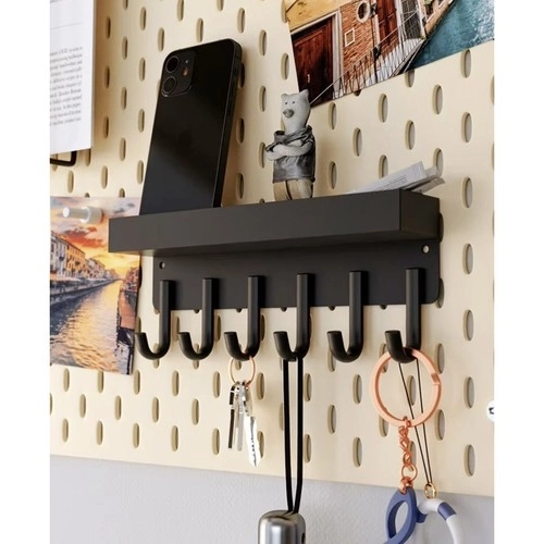 Wandkapstok met plank en magneet