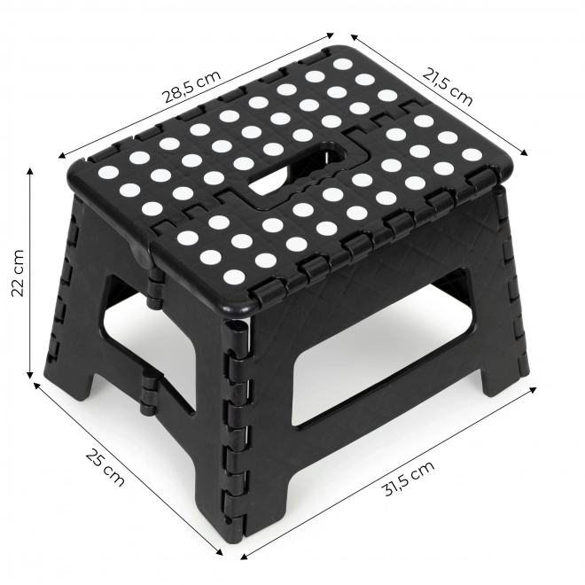 Opvouwbare plastic kruk 22 cm ModernHome