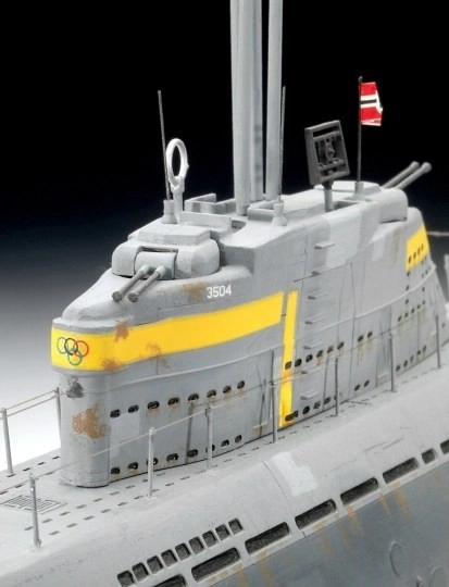 Plastic model Duitse onderzeeër TYPE XXI 1/144