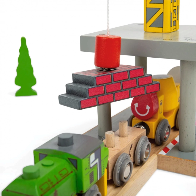 Bigjigs Rail Grote Gele Kraan