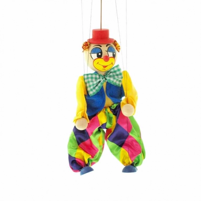 Houten grote poppen - Clown
