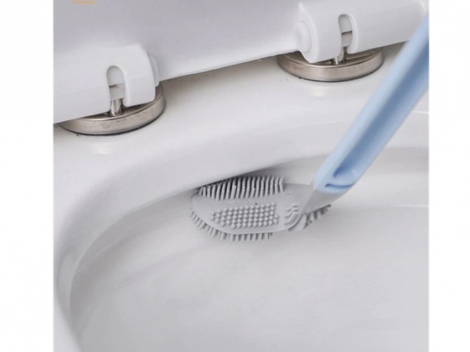 Siliconen WC borstel met hygiënische haak