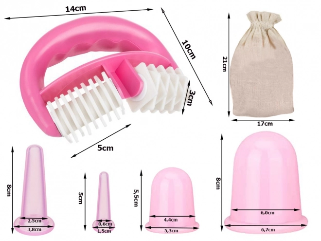 Siliconen massage set van Chinese bubbels
