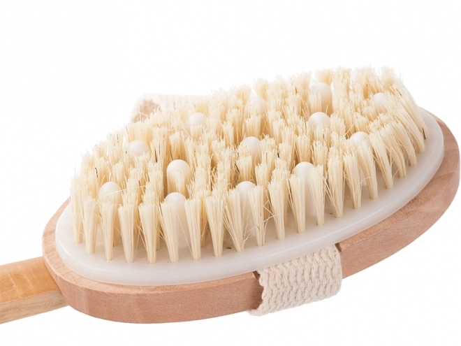 Houten massageborstel voor het lichaam