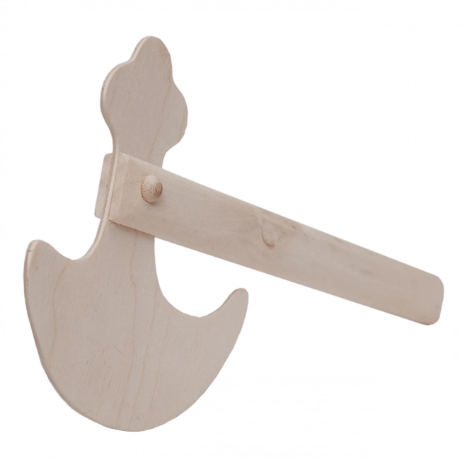Houten bijl Fauna klein