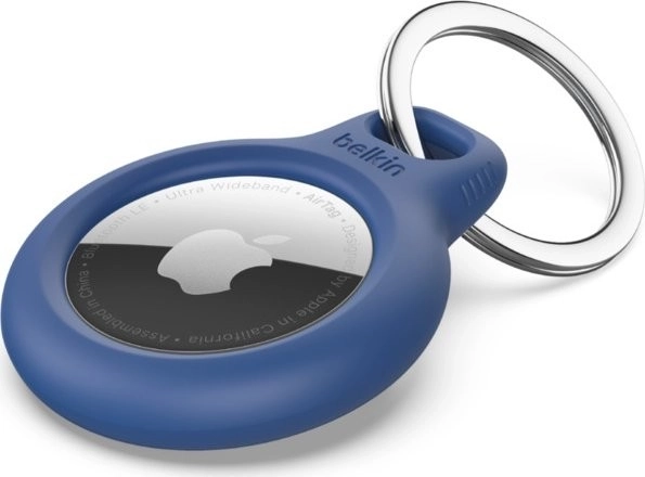 Veilige sleutelhanger voor Apple AirTag – Blauw