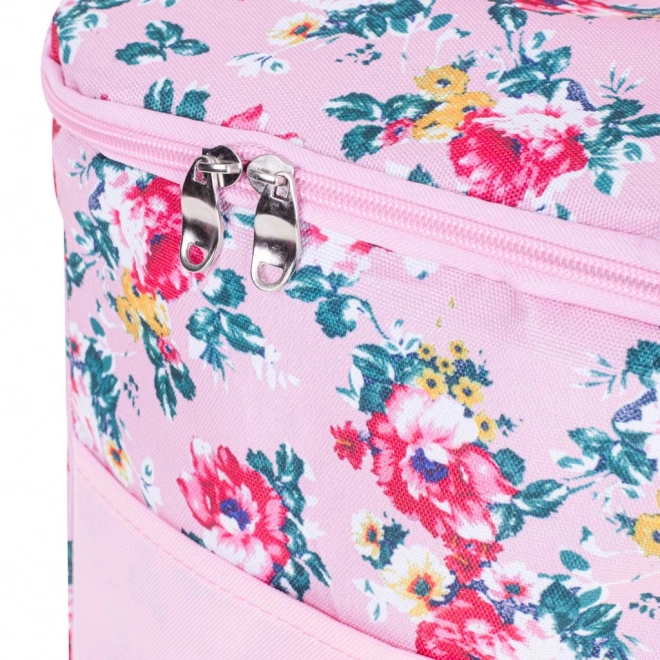 Geïsoleerde tas met bloemenpatroon 11L roze