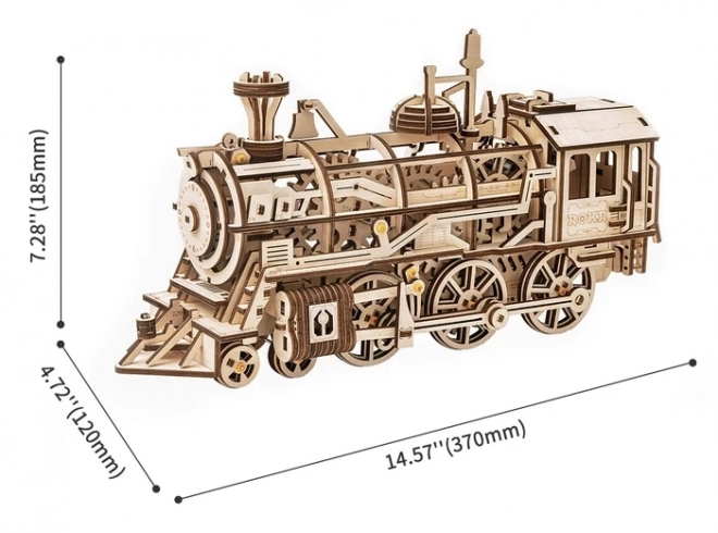 Rokr 3D houten puzzel locomotief 350 stukjes
