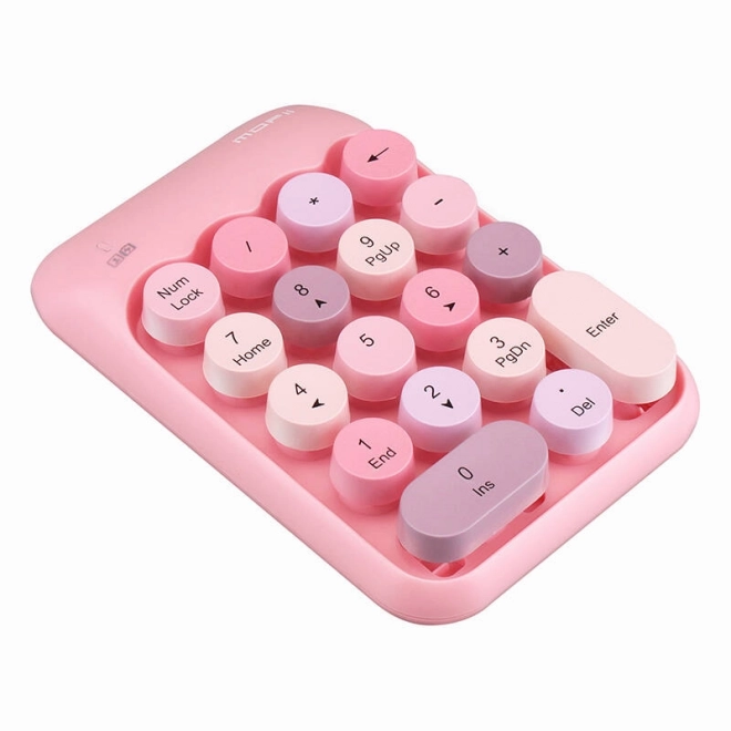 Draadloos numeriek toetsenbord MOFii X910 roze