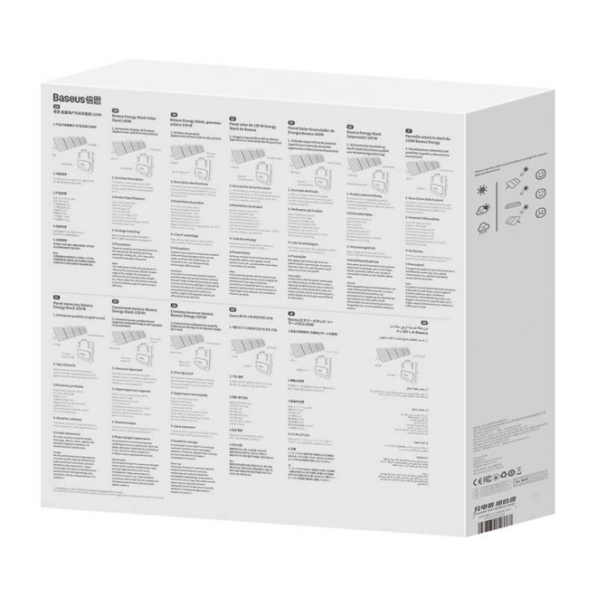 Fotovoltaïsch paneel Baseus Energy Stack 100W