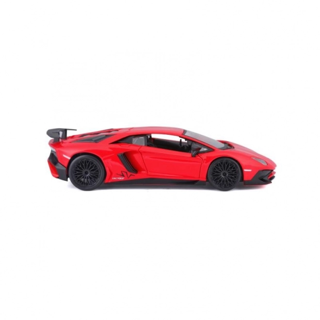 Metalen model Bburago Lamborghini Aventador rood 1:24