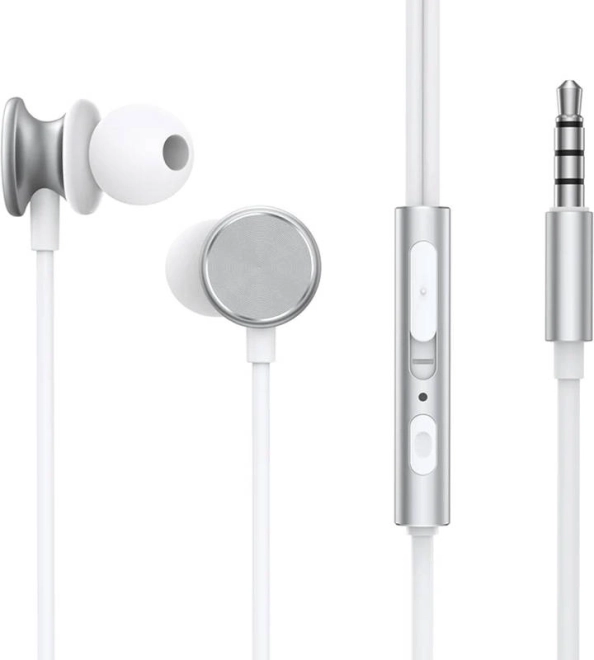 Bedrade half-in-ear oordopjes Joyroom JR‑EW03 – Zilver