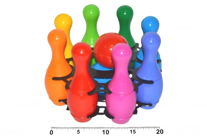 Set van 8 kunststof kegels