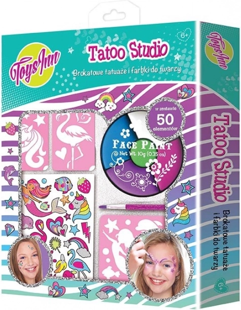 Set voor gezichtsschilderen en tatoeëren