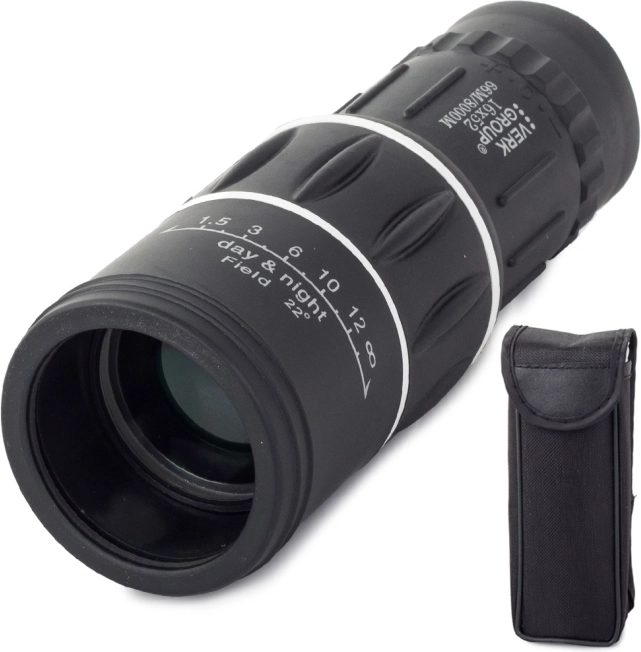 Monoculair 16x52 met BAK-4 en dag-/nachtfunctie