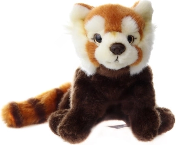 Pluchen rode panda 18 cm
